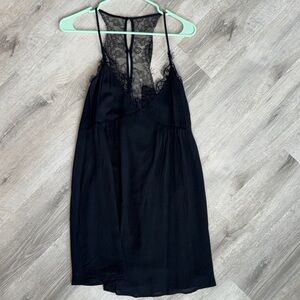 Vici Black Lace Mini Dress